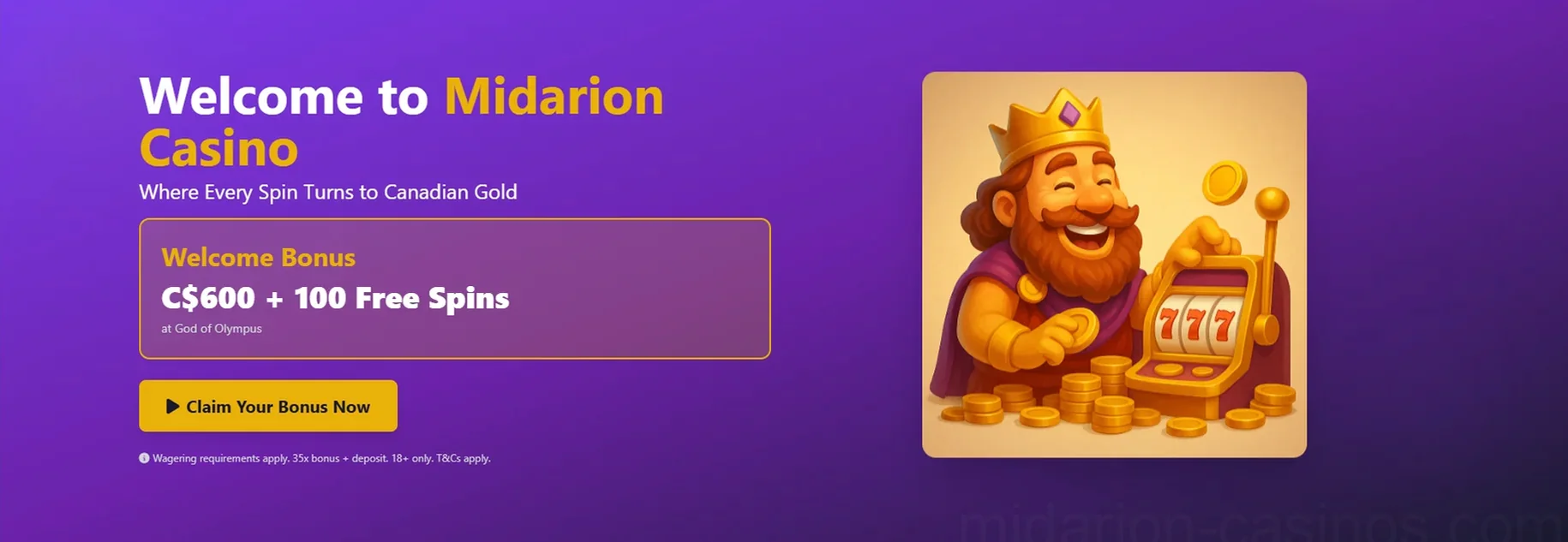Midarion Casino Welcome
